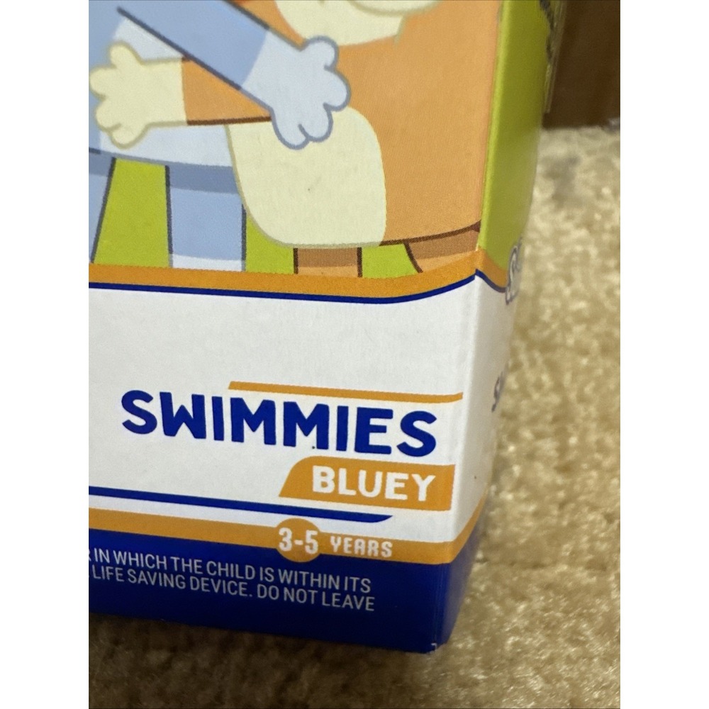 SwimWays Bluey Swimmies Arm Floaties Kids Age 3-5 Pool Swim Help Float Brand New - Picture 3 of 6